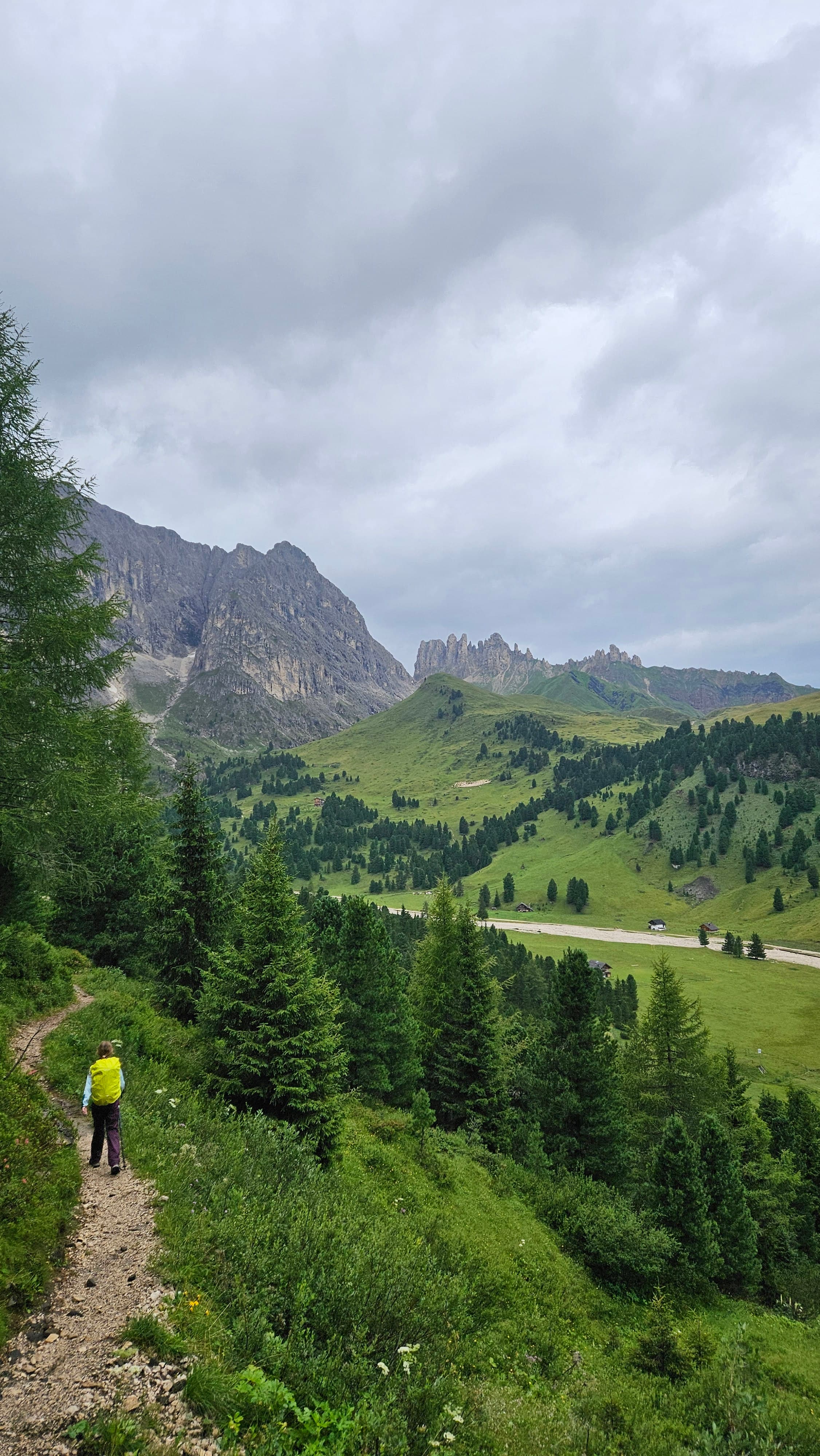 On the path above the treeline