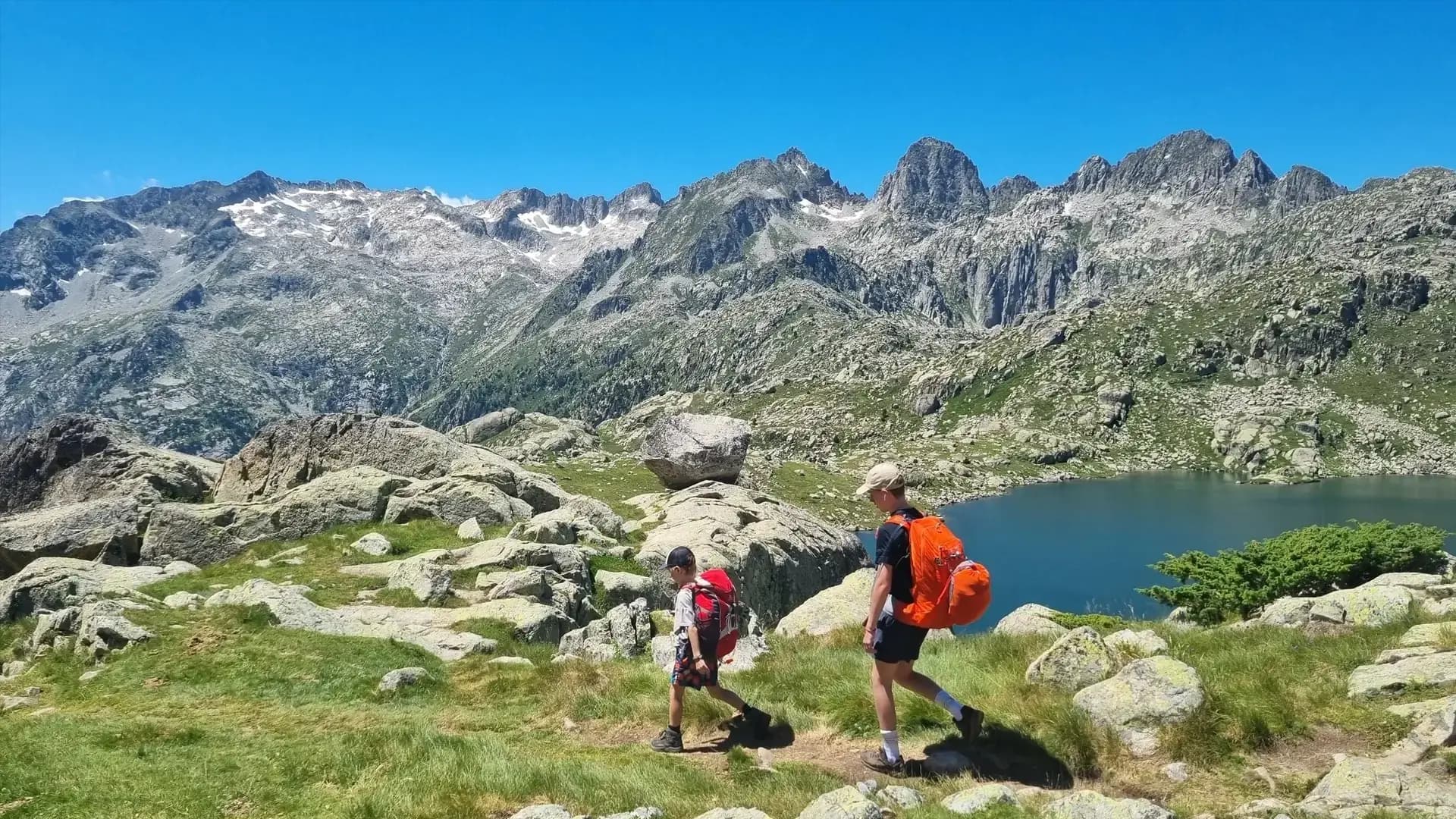 A mountain lake in the Aigüestortes national park
