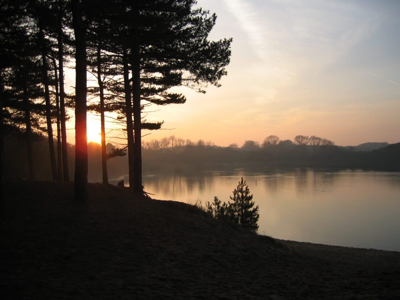 The Oosterplas lake in the park