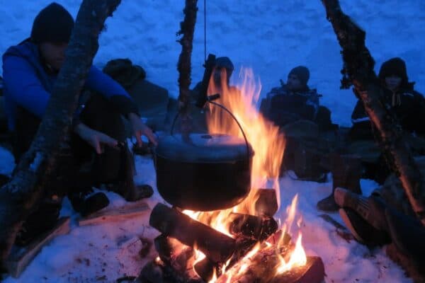 Winter wilderness retreat