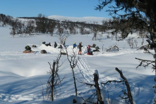Winter wilderness retreat