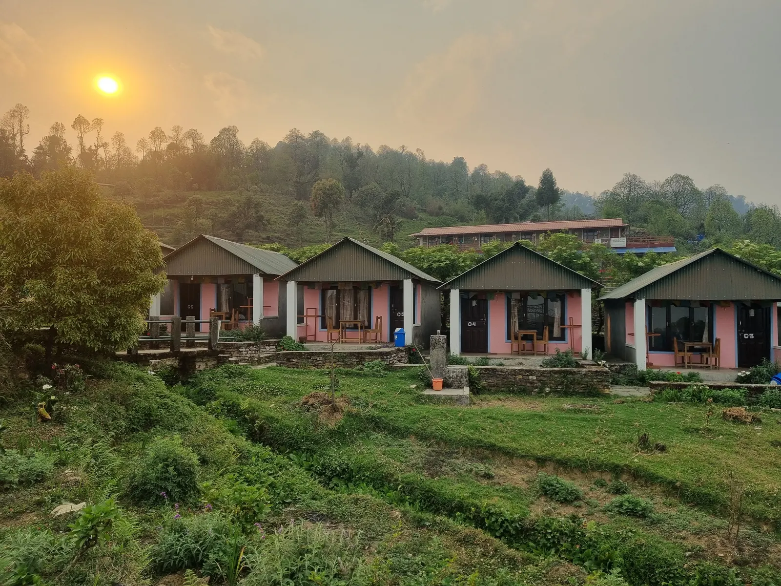 On the trail in the Annapurna region