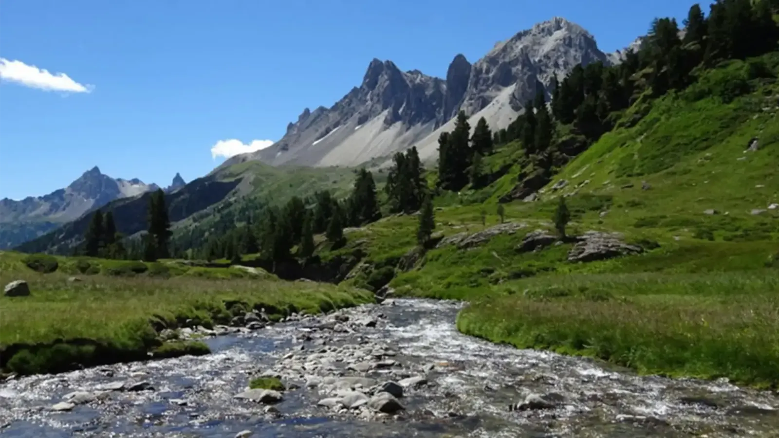 A mountain stream in the Clarée valley