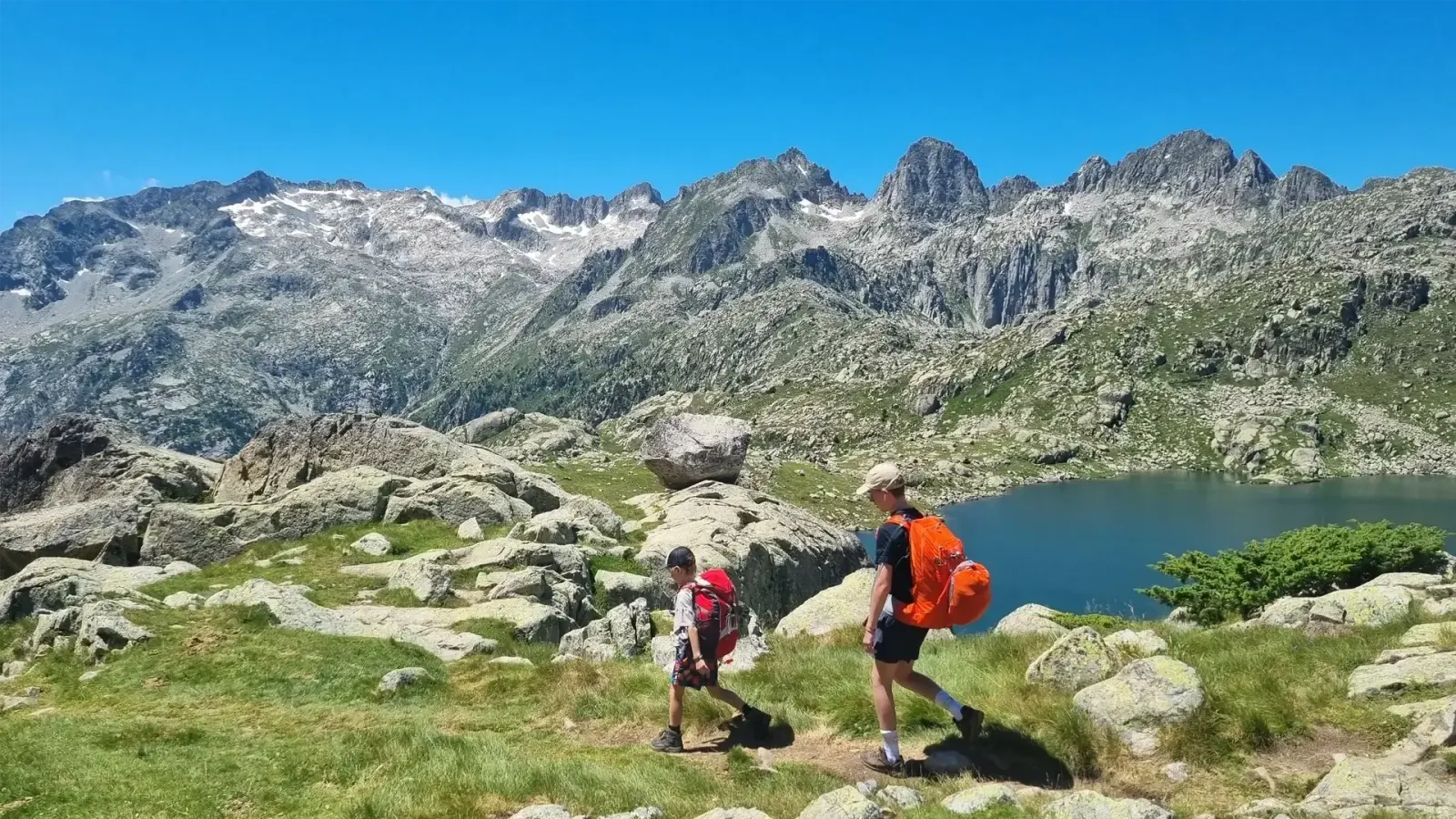 A mountain lake in the Aigüestortes national park
